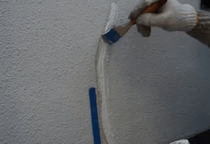 3.ヘラで押し込む