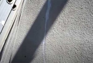 シーリング注入工法の完了状態