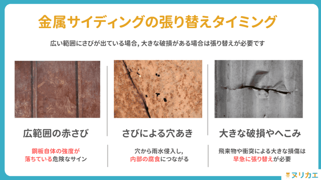 金属サイディング_張り替えタイミング