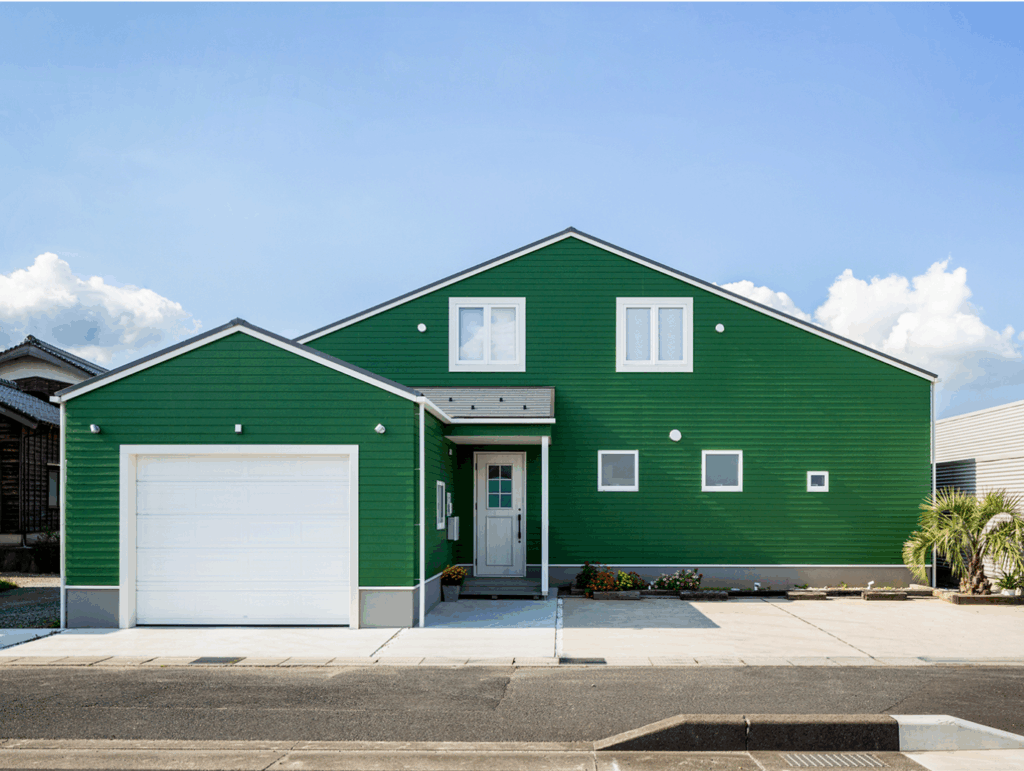 ツートンカラーの外壁2