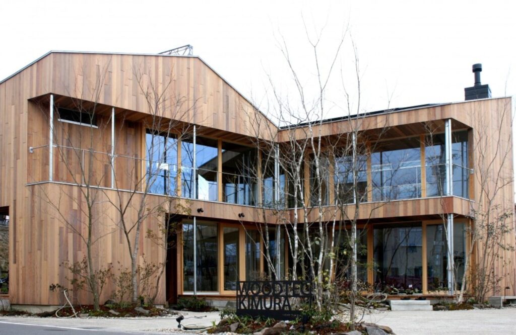 木質系サイディング施工例