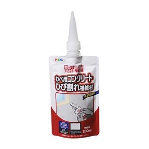 アサヒペン「ワンタッチ・カベ用コンクリートひび割れ補修材」