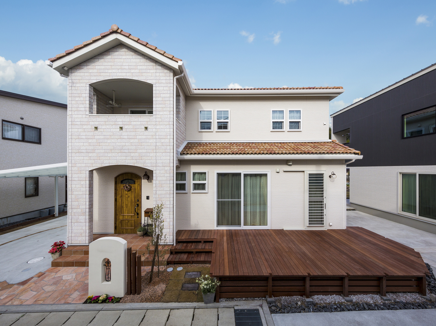 南欧デザインの住宅