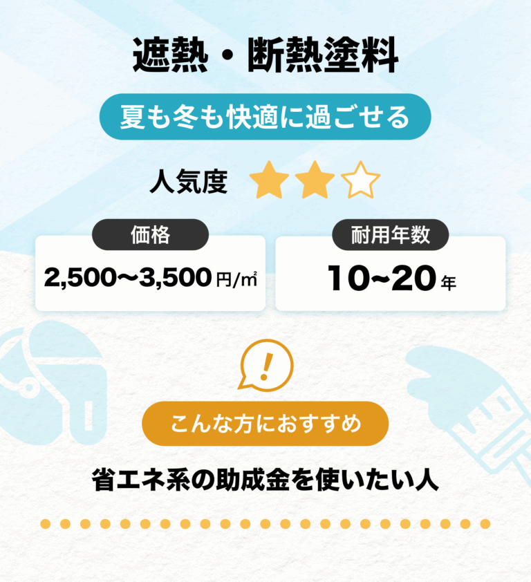 外壁塗装の遮熱塗料・断熱塗料の説明