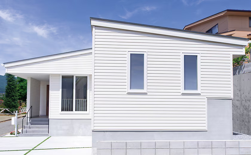 樹脂系サイディングの施工例①
