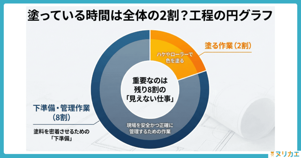 塗装の工程時間