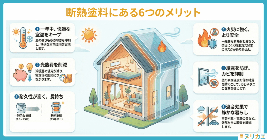 断熱塗料のメリット