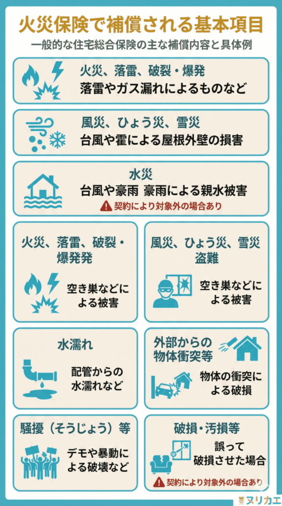 火災保険申請の流れの図解