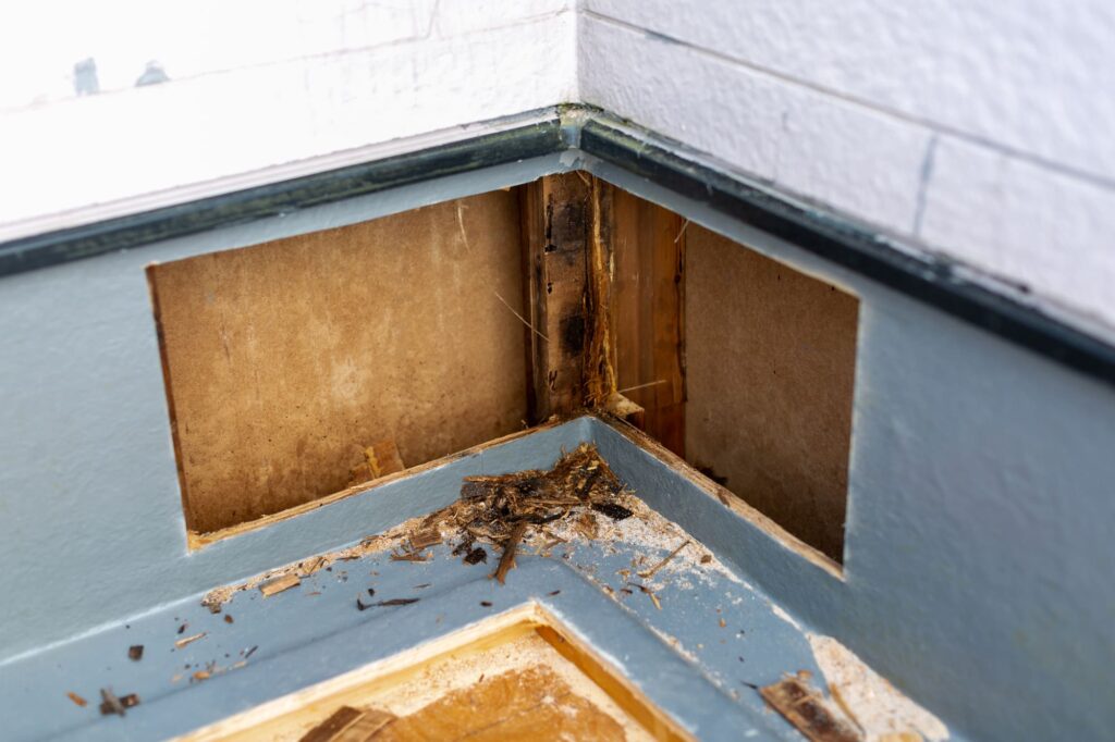 ベランダの腐食