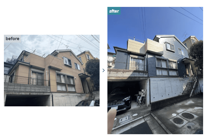 築20年で傷みが目立つ外壁を断熱材入りのサイディングに張り替えた事例
